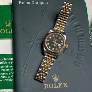 ROLEX DATEJUST WATCH DIAMONDS